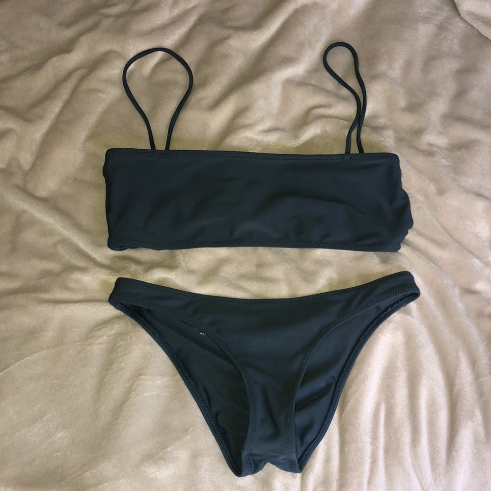 White fox boutique Steele grey bikini BOTTOMS